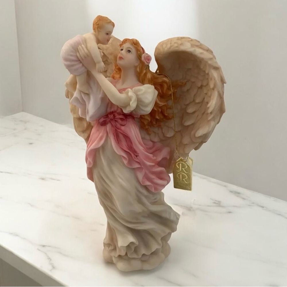 Angel Statue Motherhood Series Mariah, ‘Heavenly Joy” By Roman Seraphim Classics - Picture 10 of 10